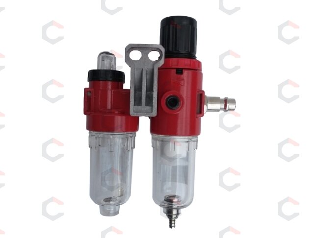 Drėgmės surinkėjas ,reguliatorius su manometru ir tepaline, 1/4" (LG-22) 2 Drėgmės surinkėjas ,reguliatorius su manometru ir tepaline, 1/4" (LG-22) 2