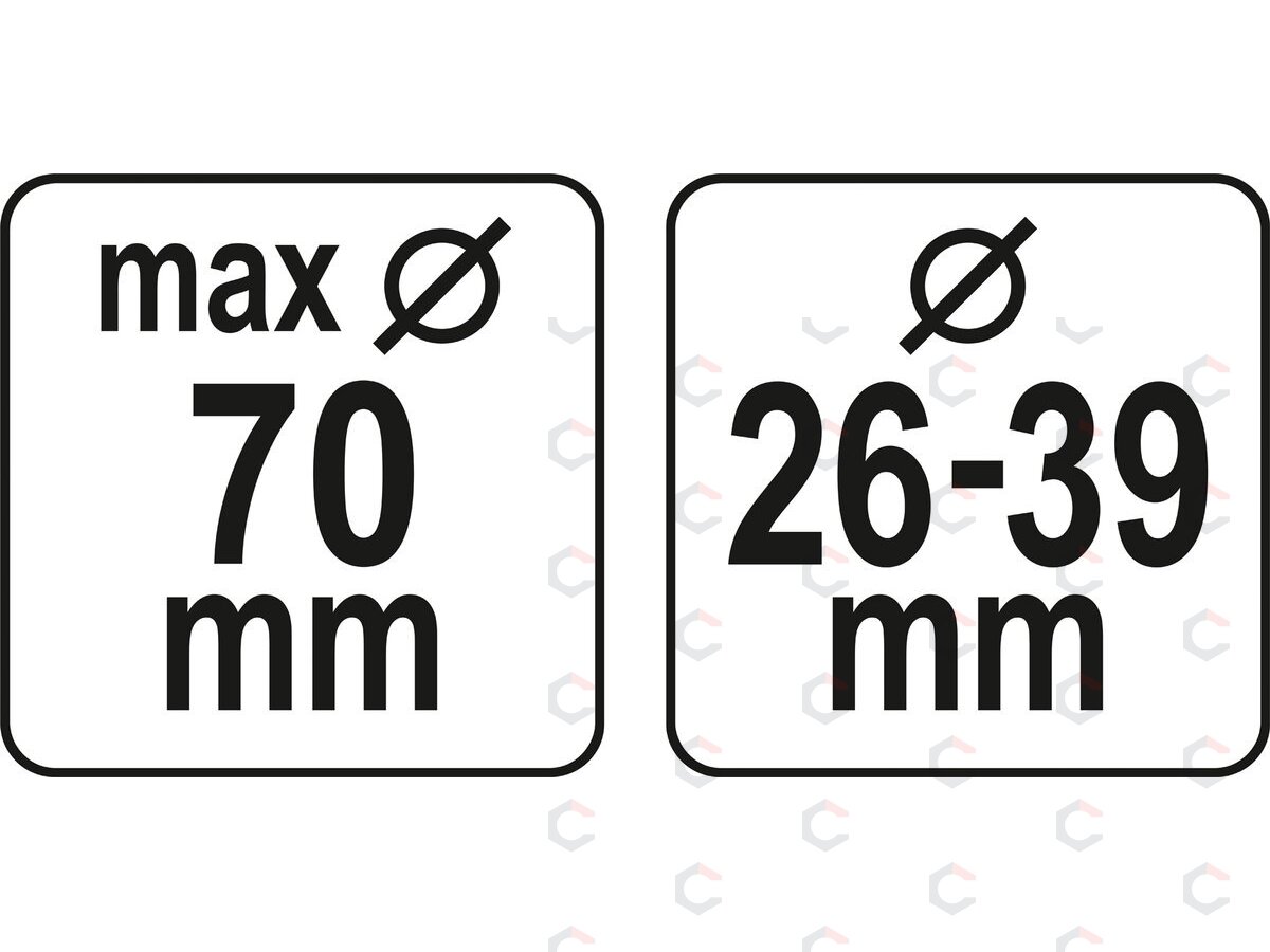 Dulkių ištraukėjas grąžtams ir kaltams | 29 - 36 mm | 70 mm (YT-82982) 4 Dulkių ištraukėjas grąžtams ir kaltams | 29 - 36 mm | 70 mm (YT-82982) 4