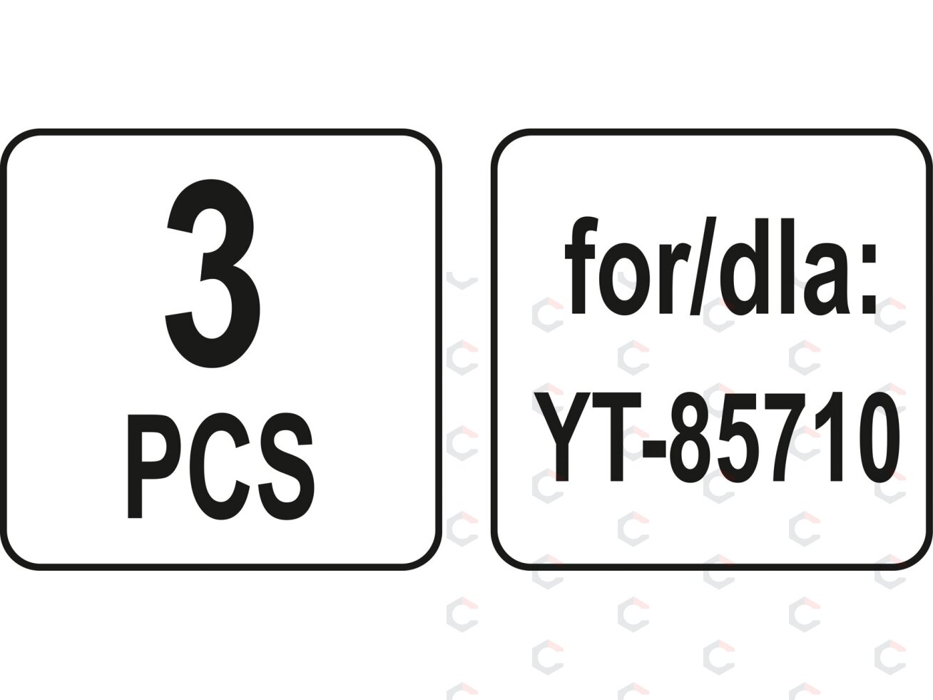 Dulkių maišai siurbliui | 70 l | YT-85710 ir kt. | 3 vnt. (YT-85730) 2 Dulkių maišai siurbliui | 70 l | YT-85710 ir kt. | 3 vnt. (YT-85730) 2