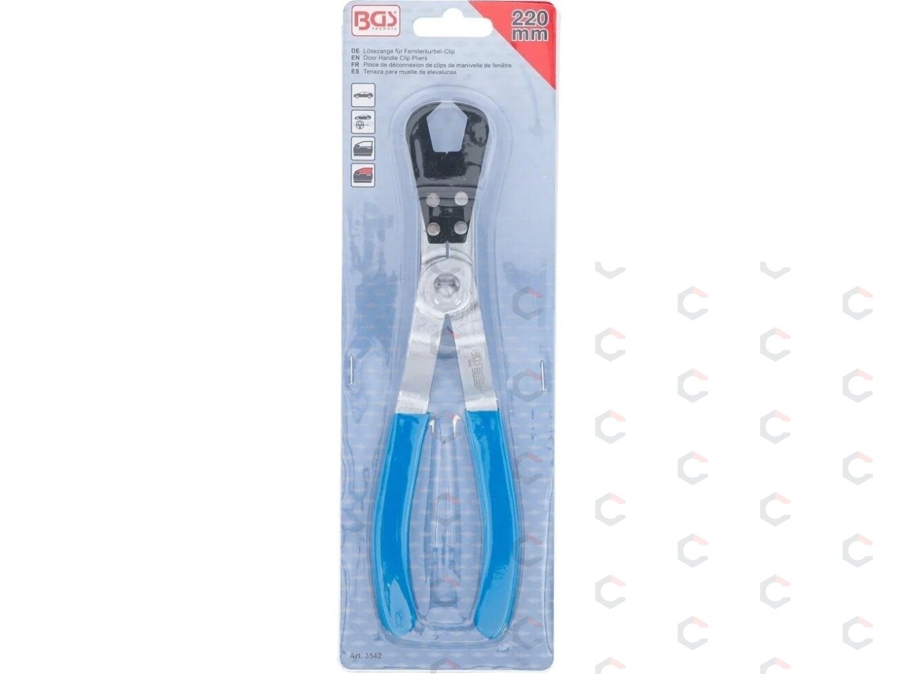 Durų rankenų klipų replės | 220 mm (3542) 3 Durų rankenų klipų replės | 220 mm (3542) 3