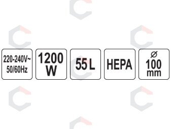 Dulkių siurblys drožlėms – profesionalus HEPA, 55 l – 1200 W (YT-85770) 14 Dulkių siurblys drožlėms – profesionalus HEPA, 55 l – 1200 W (YT-85770) 14