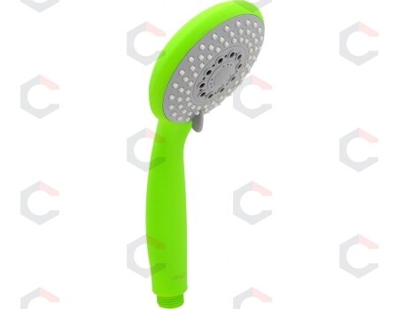 Dušo galvutė 3-jų funkcijų, žalia "Salto green" (75620) Dušo galvutė 3-jų funkcijų, žalia "Salto green" (75620)