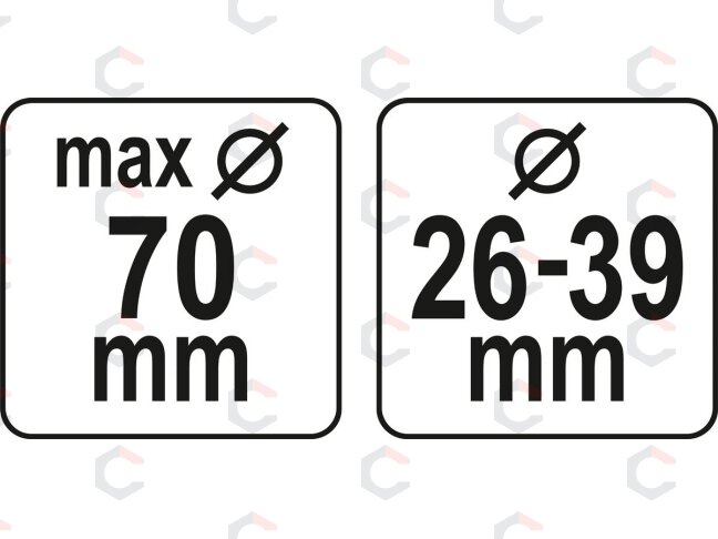Dulkių ištraukėjas grąžtams ir kaltams | 29 - 36 mm | 70 mm (YT-82982) 4 Dulkių ištraukėjas grąžtams ir kaltams | 29 - 36 mm | 70 mm (YT-82982) 4