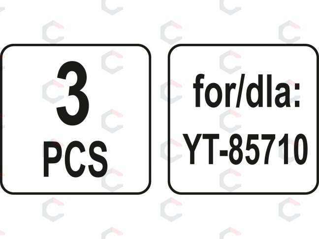 Dulkių maišai siurbliui | 70 l | YT-85710 ir kt. | 3 vnt. (YT-85730) 2 Dulkių maišai siurbliui | 70 l | YT-85710 ir kt. | 3 vnt. (YT-85730) 2