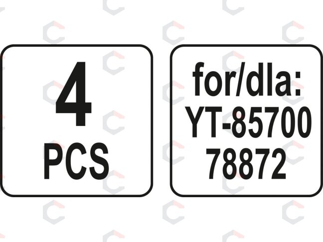 Dulkių maišai siurbliui | YT-85700, 78872 ir kt. | 4 vnt. (YT-85736) 2 Dulkių maišai siurbliui | YT-85700, 78872 ir kt. | 4 vnt. (YT-85736) 2