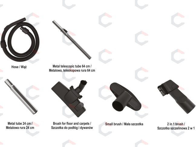 Dulkių siurblys | cikloninis | 3 šepečiai | 700W (67091) 10 Dulkių siurblys | cikloninis | 3 šepečiai | 700W (67091) 10