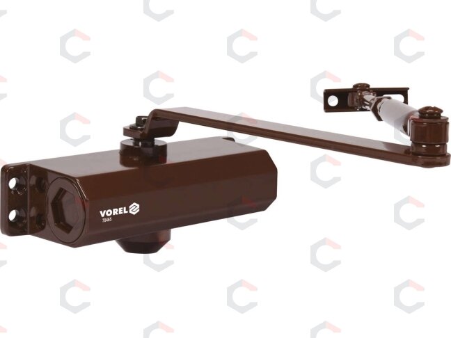 Durų pritraukėjas rudas | 40-65 kg (78465) Durų pritraukėjas rudas | 40-65 kg (78465)