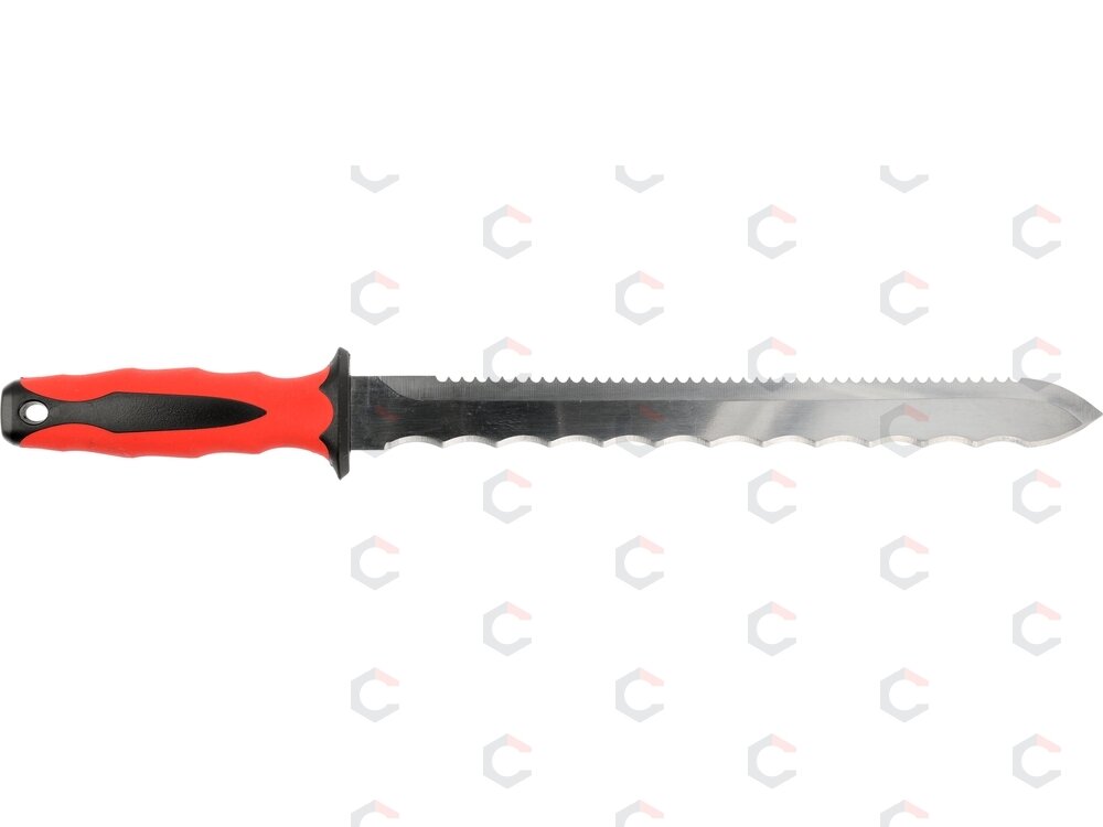 Dvipusis peilis mineralinei vatai ir polistirenui | 410 mm (YT-76245) 2 Dvipusis peilis mineralinei vatai ir polistirenui | 410 mm (YT-76245) 2