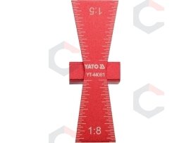 Dvigubas šablonas pilnaviduris | 1: 5 IR 1: 8 dydžių sujungimams daryti (YT-44081) 2 Dvigubas šablonas pilnaviduris | 1: 5 IR 1: 8 dydžių sujungimams daryti (YT-44081) 2