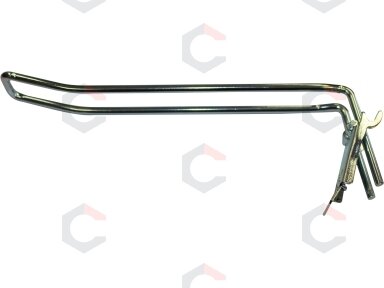 Dvigubas kablys prekybiniam stendui | 200 x 4,8 mm (89901) Dvigubas kablys prekybiniam stendui | 200 x 4,8 mm (89901)