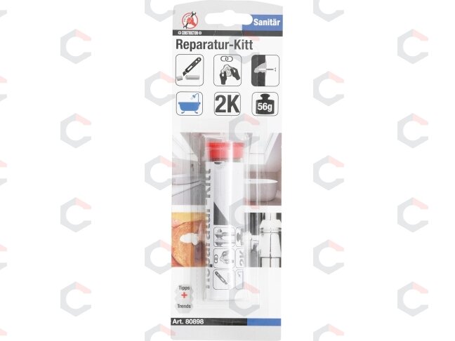 Dviejų komponentų klijai sanitariniai (plastilinas) (80898) 2 Dviejų komponentų klijai sanitariniai (plastilinas) (80898) 2