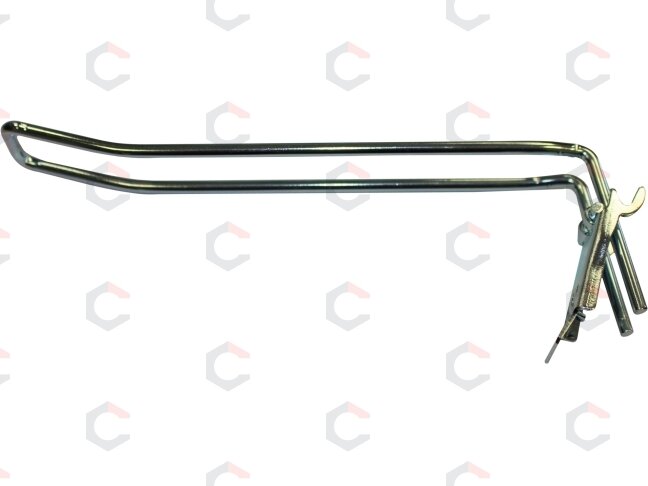 Dvigubas kablys prekybiniam stendui | 200 x 4,8 mm (89901) Dvigubas kablys prekybiniam stendui | 200 x 4,8 mm (89901)