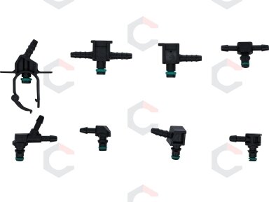 Dyzelino grįžtamosios linijos jungčių rinkinys | Bosch / Delphi | 85 vnt. | BGS (74301) Dyzelino grįžtamosios linijos jungčių rinkinys | Bosch / Delphi | 85 vnt. | BGS (74301)