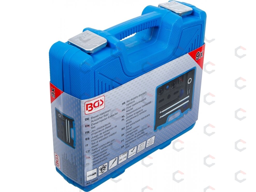 Dyzelinių variklių purkštukų ištraukimo rinkinys | Ford EcoBlue 2.0L (74665) 7