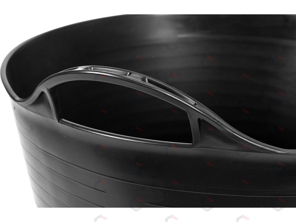 Elastinis plastikinis indas / tara | juodas lankstus kibiras | 27 l (35580) 2 Elastinis plastikinis indas / tara | juodas lankstus kibiras | 27 l (35580) 2