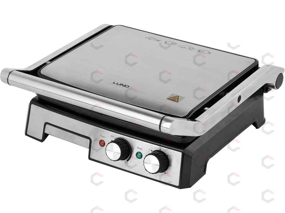 Elektrinis grilis LUND | 2000 W | 29,5 × 24 cm | laikmatis (67457) 1