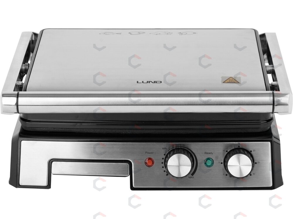 Elektrinis grilis LUND | 2000 W | 29,5 × 24 cm | laikmatis (67457)