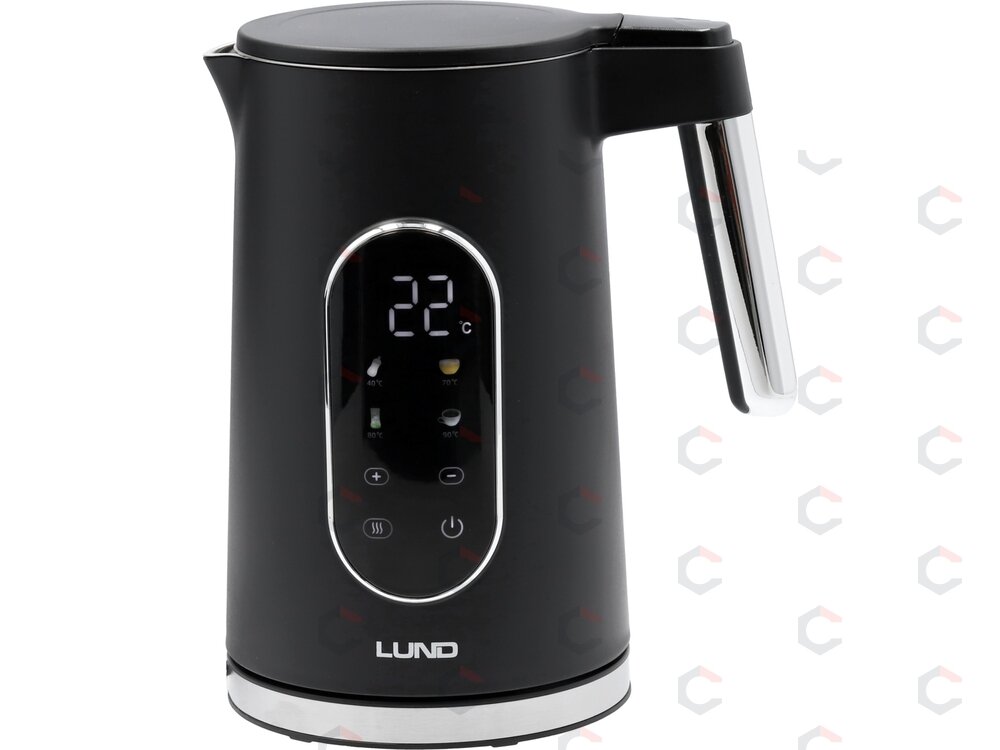 Elektrinis virdulys LUND | 1,7 l | temperatūros reguliavimas | juodas (68228) 1 Elektrinis virdulys LUND | 1,7 l | temperatūros reguliavimas | juodas (68228) 1