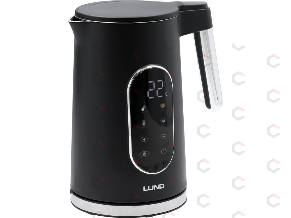 Elektrinis virdulys LUND | 1,7 l | temperatūros reguliavimas | juodas (68228) Elektrinis virdulys LUND | 1,7 l | temperatūros reguliavimas | juodas (68228)