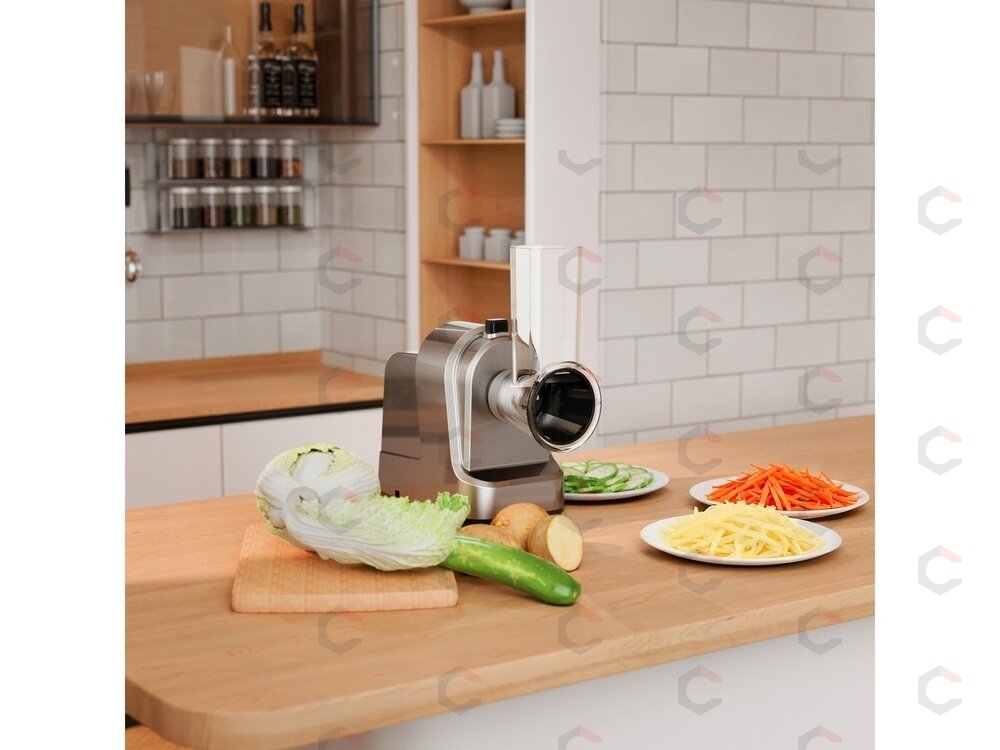 Elektrinė daržovių ir vaisių trintuvė / pjaustyklė | 250 W | 5 peiliai (67830) 9