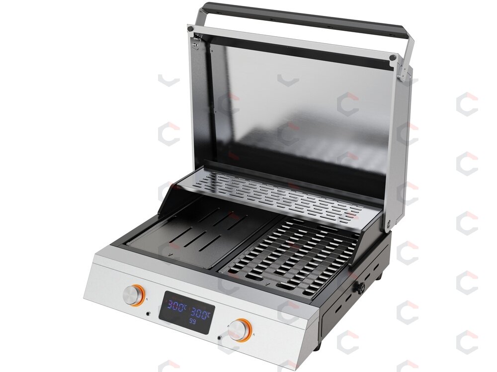 Elektrinis grilis | 2300W | LED panelė | 2 zonos | Yatomi (YG-20071) 1