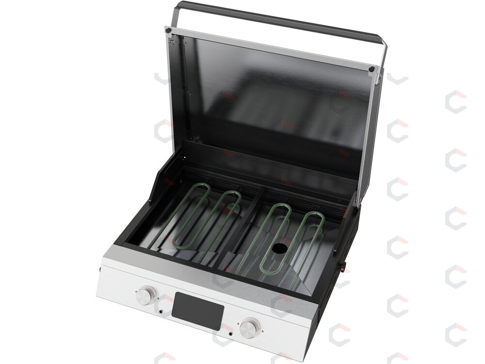 Elektrinis grilis | 2300W | LED panelė | 2 zonos | Yatomi (YG-20071) 6