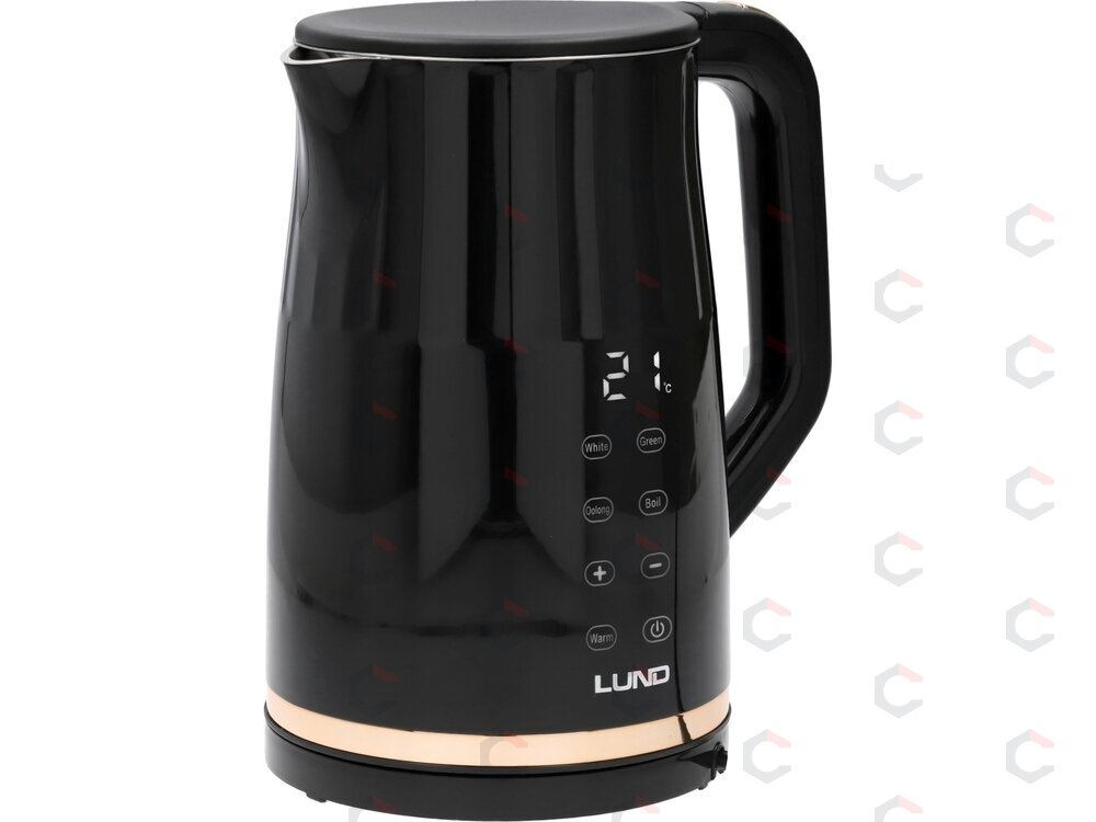 Elektrinis virdulys | temperatūros reguliavimas | juodas 1,7 l (68218)