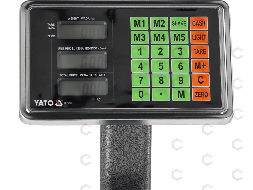 Elektroninės platforminės svarstyklės 150 kg/50g paklaida (YT-73280) 6