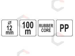 Elastinė pinta virvė | juoda | 12 mm | 100 m (69553) 3 Elastinė pinta virvė | juoda | 12 mm | 100 m (69553) 3