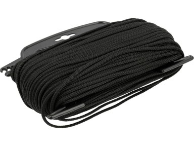 Elastinė pinta virvė | juoda | 3 mm | 80 m (69461)