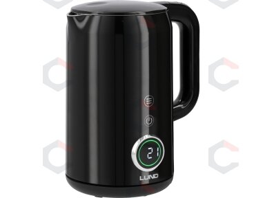 Elektrinis virdulys LUND | 1,7 l | temperatūros reguliavimas | juodas (68219) Elektrinis virdulys LUND | 1,7 l | temperatūros reguliavimas | juodas (68219)