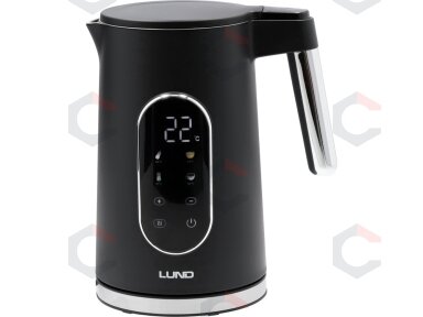 Elektrinis virdulys LUND | 1,7 l | temperatūros reguliavimas | juodas (68228) Elektrinis virdulys LUND | 1,7 l | temperatūros reguliavimas | juodas (68228)