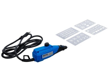 Elektrinis graviravimo įrankis BGS | 13 W | 6000 smūgių/min. | su šablonais (74734) Elektrinis graviravimo įrankis BGS | 13 W | 6000 smūgių/min. | su šablonais (74734)