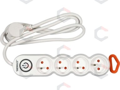 Elektrinis ilgintuvas | 4 lizdai | 1,5 mm2 | 1,5 m (72353) Elektrinis ilgintuvas | 4 lizdai | 1,5 mm2 | 1,5 m (72353)