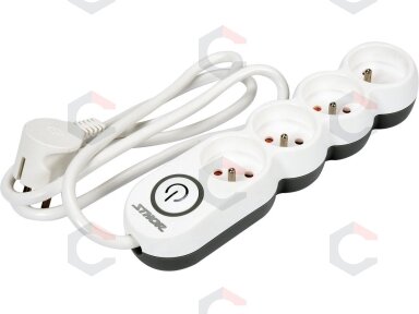 Elektrinis ilgintuvas | 4 lizdai | 1,5 mm2 | 1,5 m (72353) Elektrinis ilgintuvas | 4 lizdai | 1,5 mm2 | 1,5 m (72353)