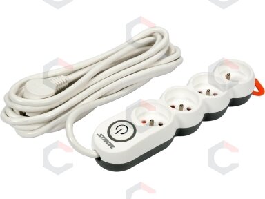 Elektrinis ilgintuvas | 4 lizdai | 1,5 mm2 | 5 m (72355) Elektrinis ilgintuvas | 4 lizdai | 1,5 mm2 | 5 m (72355)