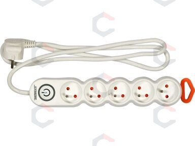 Elektrinis ilgintuvas | 5 lizdai | 1,5 mm2 | 1,5 m (72356) Elektrinis ilgintuvas | 5 lizdai | 1,5 mm2 | 1,5 m (72356)