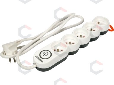 Elektrinis ilgintuvas | 5 lizdai | 1,5 mm2 | 1,5 m (72356) Elektrinis ilgintuvas | 5 lizdai | 1,5 mm2 | 1,5 m (72356)