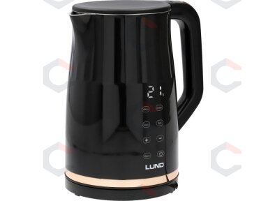 Elektrinis virdulys | temperatūros reguliavimas | juodas 1,7 l (68218) Elektrinis virdulys | temperatūros reguliavimas | juodas 1,7 l (68218)