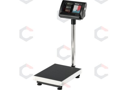 Elektroninės platforminės svarstyklės 100 kg/20g paklaida (YT-73275) Elektroninės platforminės svarstyklės 100 kg/20g paklaida (YT-73275)