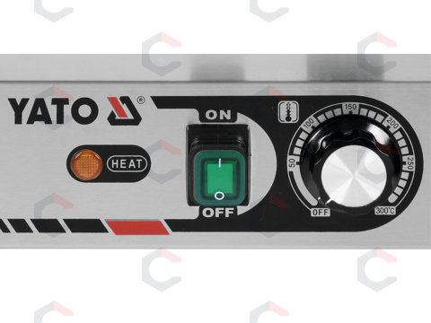 Kontaktinis grilis YATO | rifliuotas | 32 cm | 1,8 kW (YG-04555) 7