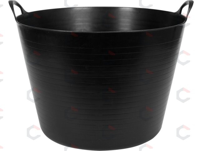 Elastinis plastikinis indas / tara | juodas lankstus kibiras | 42 l (35581) 1 Elastinis plastikinis indas / tara | juodas lankstus kibiras | 42 l (35581) 1