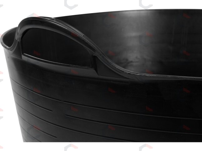 Elastinis plastikinis indas / tara | juodas lankstus kibiras | 42 l (35581) 2 Elastinis plastikinis indas / tara | juodas lankstus kibiras | 42 l (35581) 2