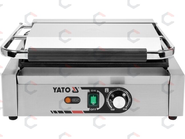 Kontaktinis panini grilis YATO | pilnai lygus (YG-04558) 2