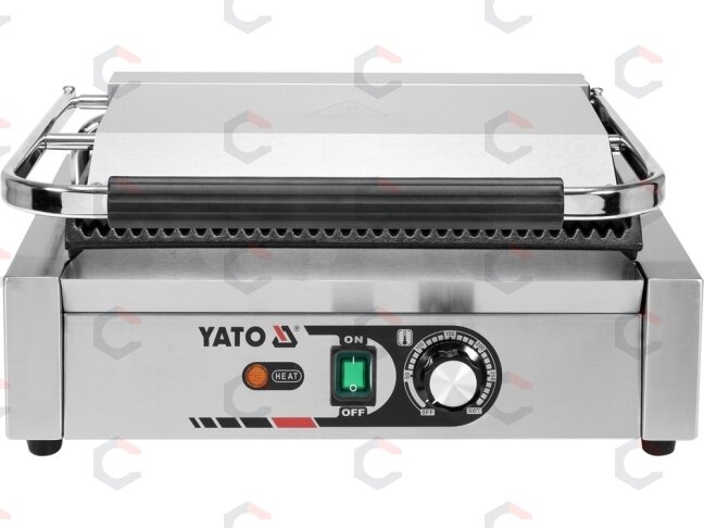 Kontaktinis panini grilis YATO | pilnai rifliuotas (YG-04557) 2 Kontaktinis panini grilis YATO | pilnai rifliuotas (YG-04557) 2