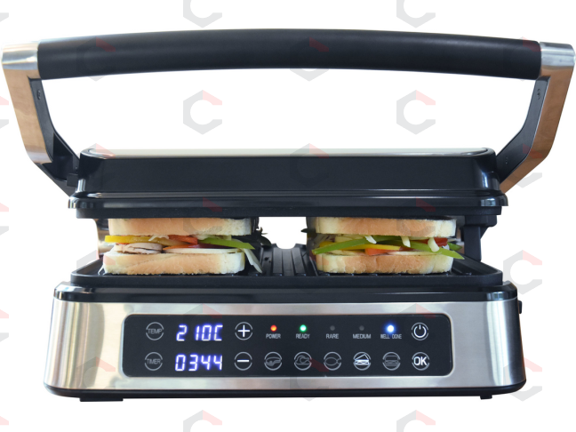Elektrinis grilis LUND | 2000 W | LED valdymo panelė (67450) 11