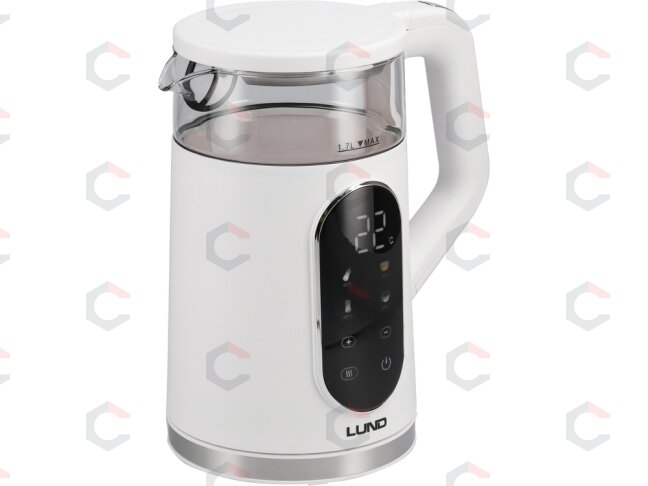 Elektrinis virdulys LUND | 1,7 l | temperatūros reguliavimas | baltas (68224) Elektrinis virdulys LUND | 1,7 l | temperatūros reguliavimas | baltas (68224)