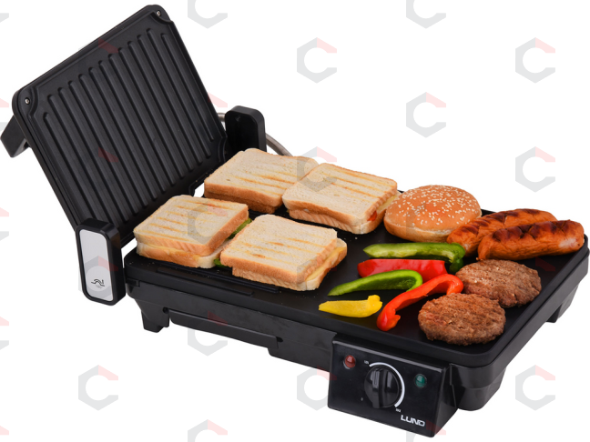 Elektrinis stalinis grilis LUND | 2 viename | 40,5 × 25 cm | 2000 W (67455) 9