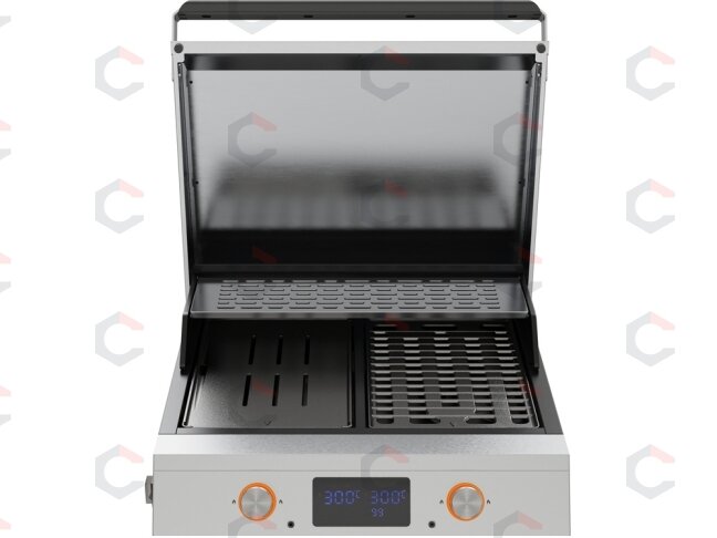 Elektrinis grilis | 2300W | LED panelė | 2 zonos | Yatomi (YG-20071) 4