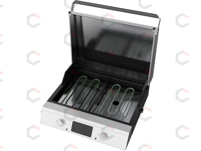 Elektrinis grilis | 2300W | LED panelė | 2 zonos | Yatomi (YG-20071) 6